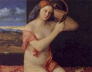 Giovanni Bellini Young Woman at her Toilet Germany oil painting reproduction